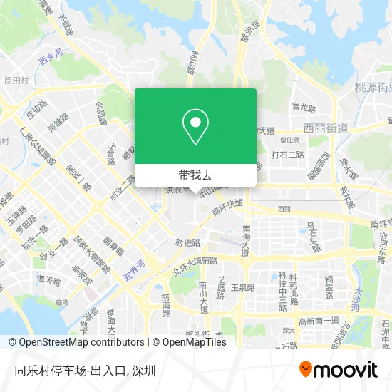 同乐村停车场-出入口地图