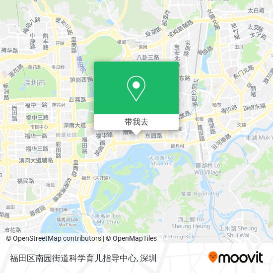 福田区南园街道科学育儿指导中心地图