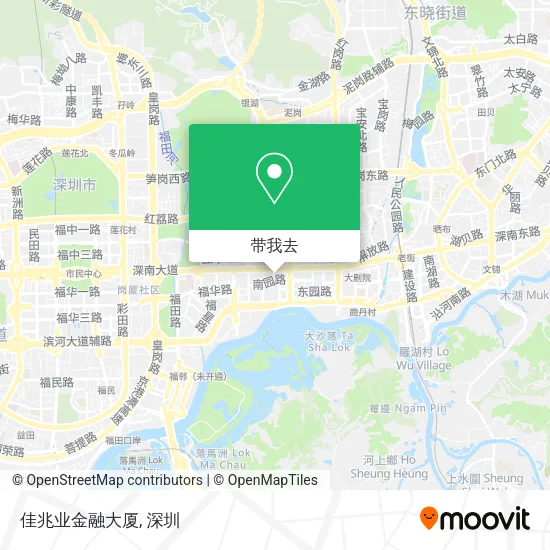 佳兆业金融大厦地图