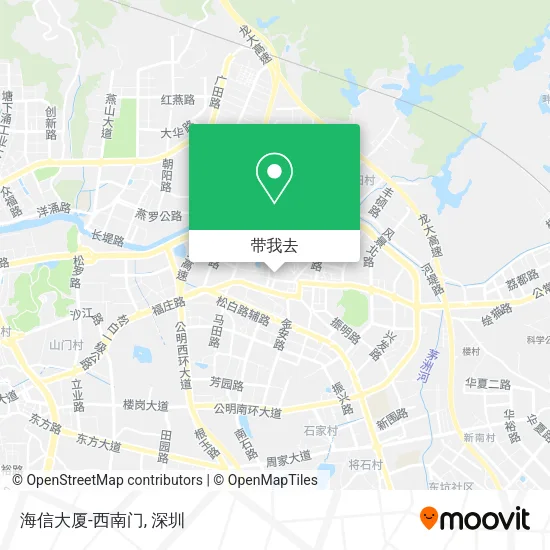 海信大厦-西南门地图