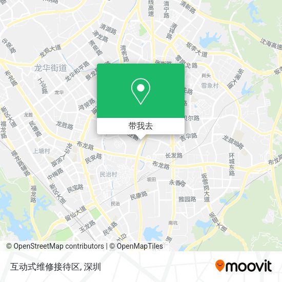 互动式维修接待区地图