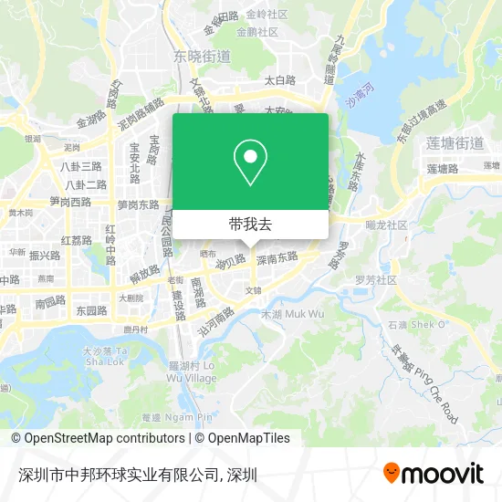 深圳市中邦环球实业有限公司地图
