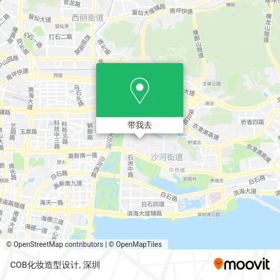 COB化妆造型设计地图