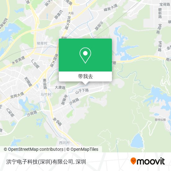 洪宁电子科技(深圳)有限公司地图
