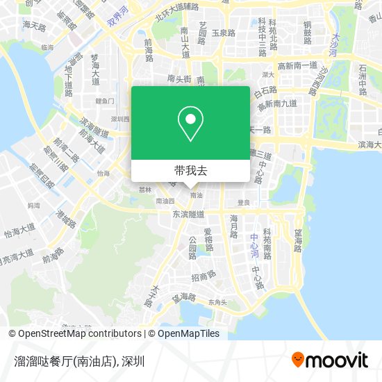 溜溜哒餐厅(南油店)地图