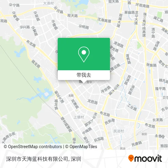深圳市天海蓝科技有限公司地图