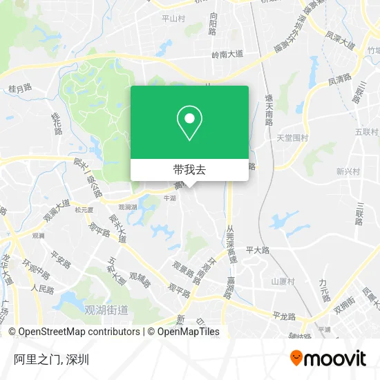 阿里之门地图