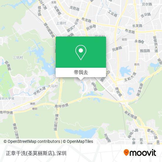 正章干洗(圣莫丽斯店)地图