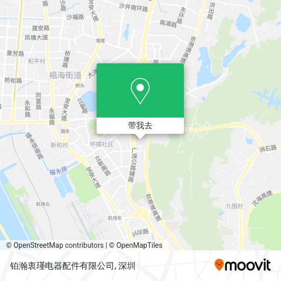 铂瀚衷瑾电器配件有限公司地图