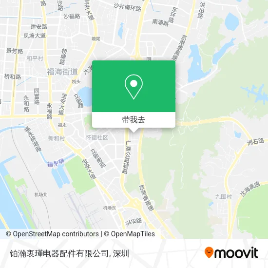 铂瀚衷瑾电器配件有限公司地图