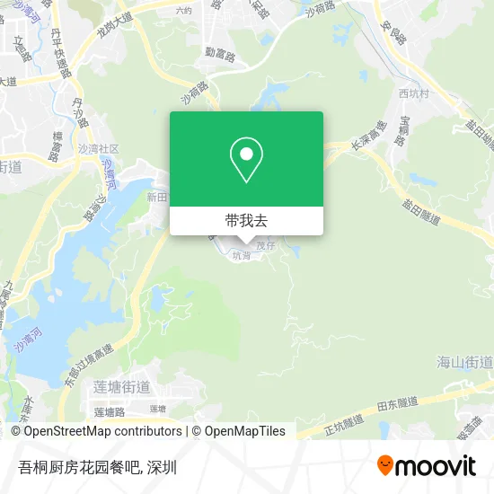 吾桐厨房花园餐吧地图
