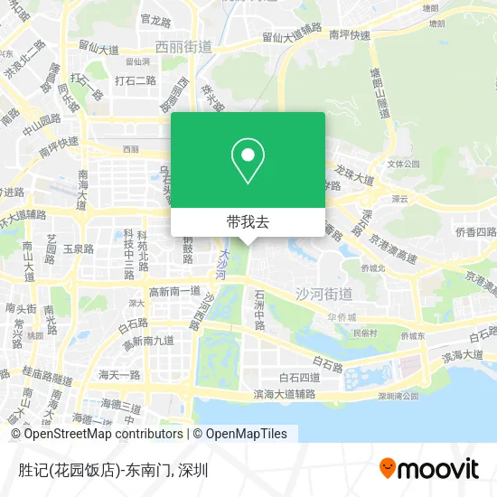 胜记(花园饭店)-东南门地图