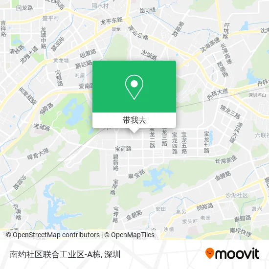 南约社区联合工业区-A栋地图