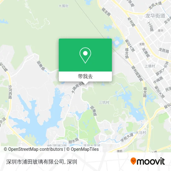 深圳市浦田玻璃有限公司地图