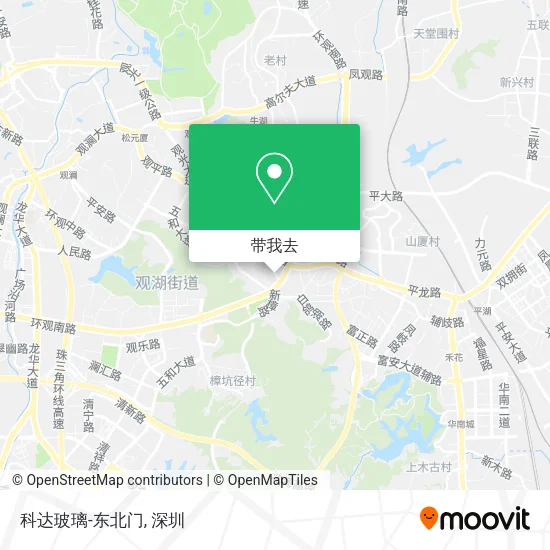 科达玻璃-东北门地图