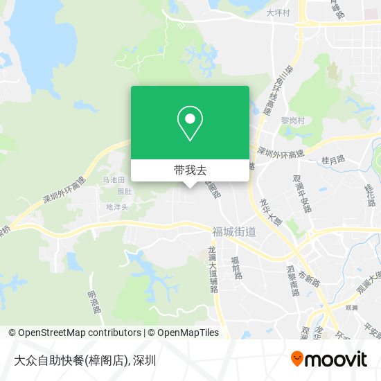 大众自助快餐(樟阁店)地图
