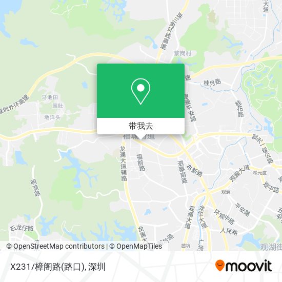 X231/樟阁路(路口)地图
