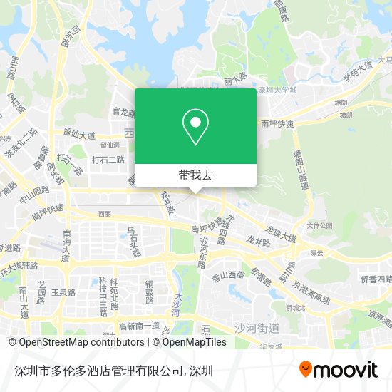 深圳市多伦多酒店管理有限公司地图