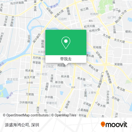 源盛海鸿公司地图