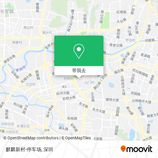 麒麟新村-停车场地图