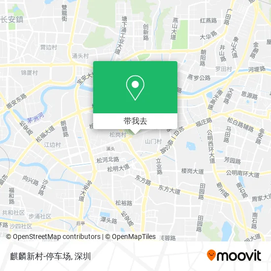 麒麟新村-停车场地图