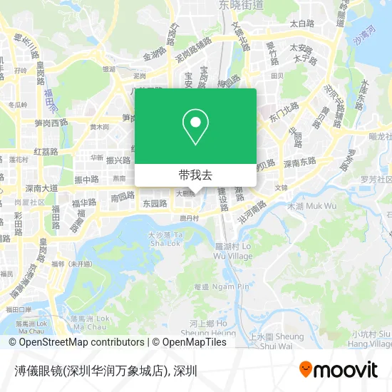 溥儀眼镜(深圳华润万象城店)地图