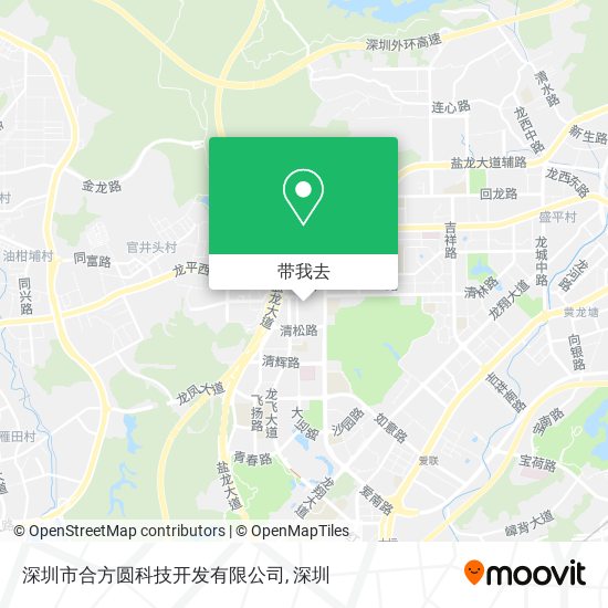 深圳市合方圆科技开发有限公司地图