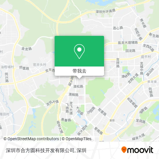 深圳市合方圆科技开发有限公司地图