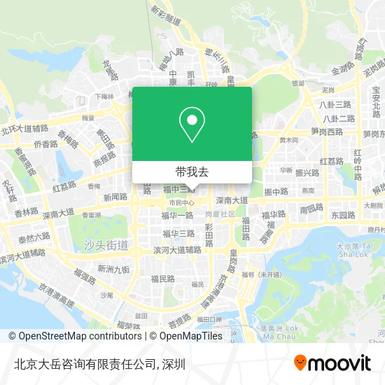 北京大岳咨询有限责任公司地图
