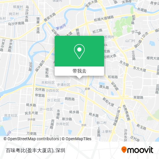 百味粤比(盈丰大厦店)地图