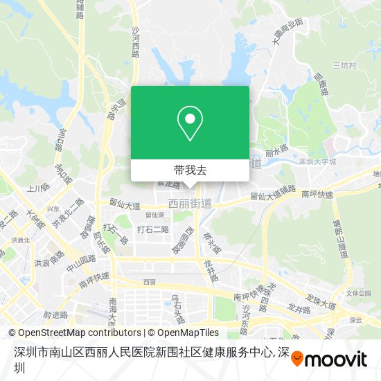 深圳市南山区西丽人民医院新围社区健康服务中心地图
