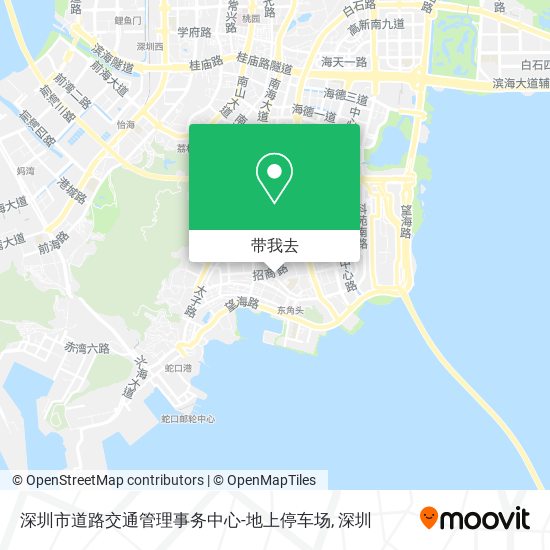 深圳市道路交通管理事务中心-地上停车场地图