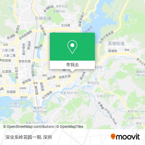 深业东岭花园一期地图