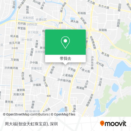 周大福(创业天虹珠宝店)地图