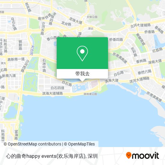 心的曲奇happy events(欢乐海岸店)地图