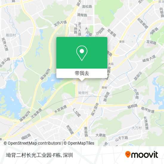 坳背二村长光工业园-F栋地图