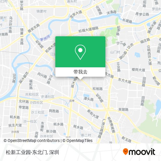 松新工业园-东北门地图
