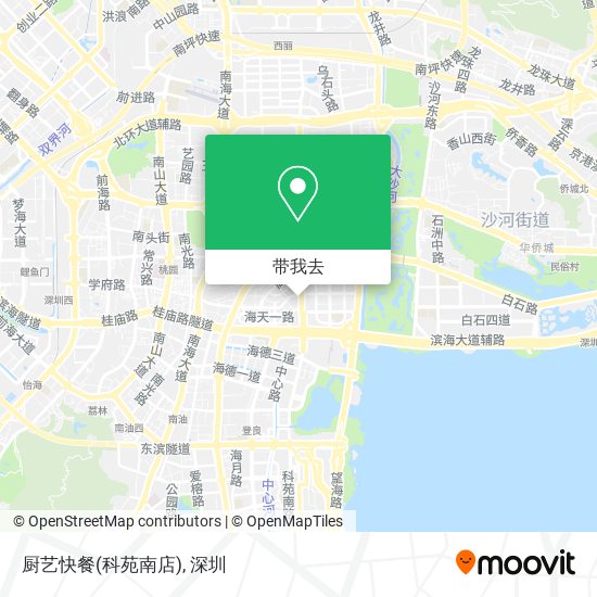 厨艺快餐(科苑南店)地图