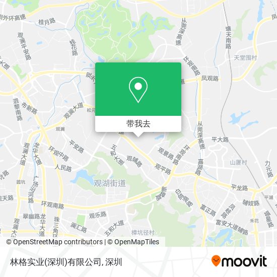 林格实业(深圳)有限公司地图