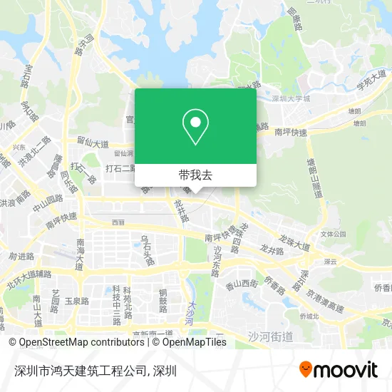 深圳市鸿天建筑工程公司地图