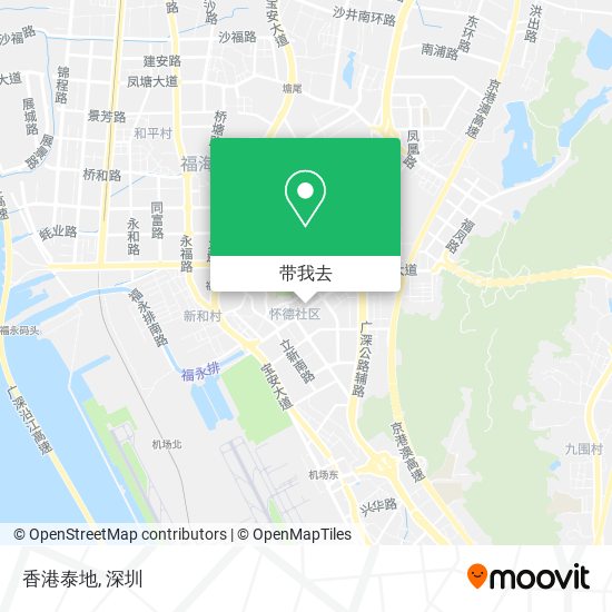 香港泰地地图
