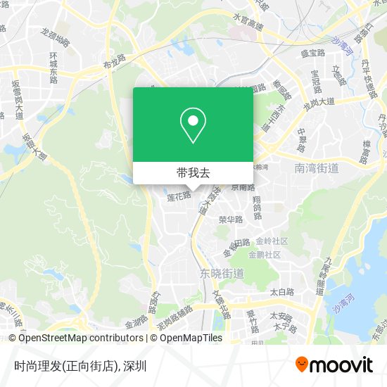 时尚理发(正向街店)地图