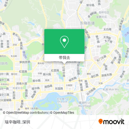 瑞辛咖啡地图
