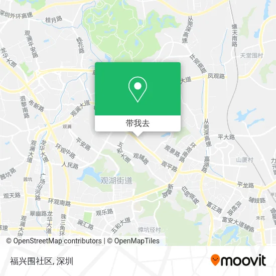 福兴围社区地图