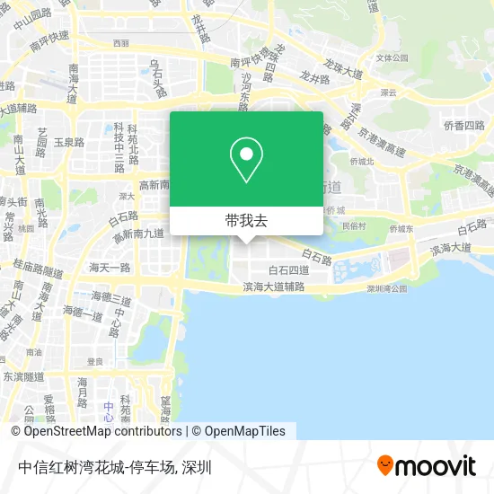 中信红树湾花城-停车场地图