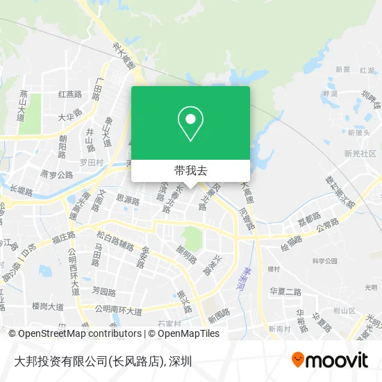 大邦投资有限公司(长风路店)地图