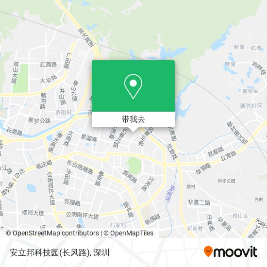 安立邦科技园(长风路)地图