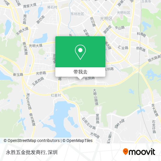 永胜五金批发商行地图