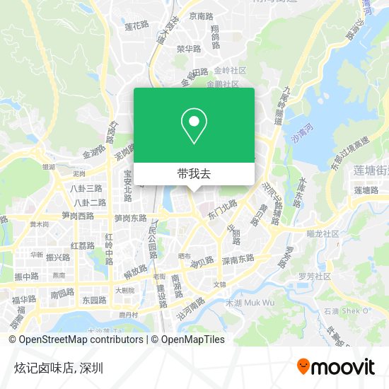 炫记卤味店地图