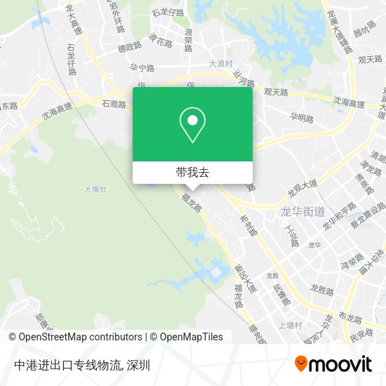 中港进出口专线物流地图